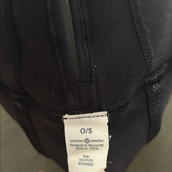 Lululemon Athletica Black Nylon Beanie O/S unisex - Picture 4 of 4